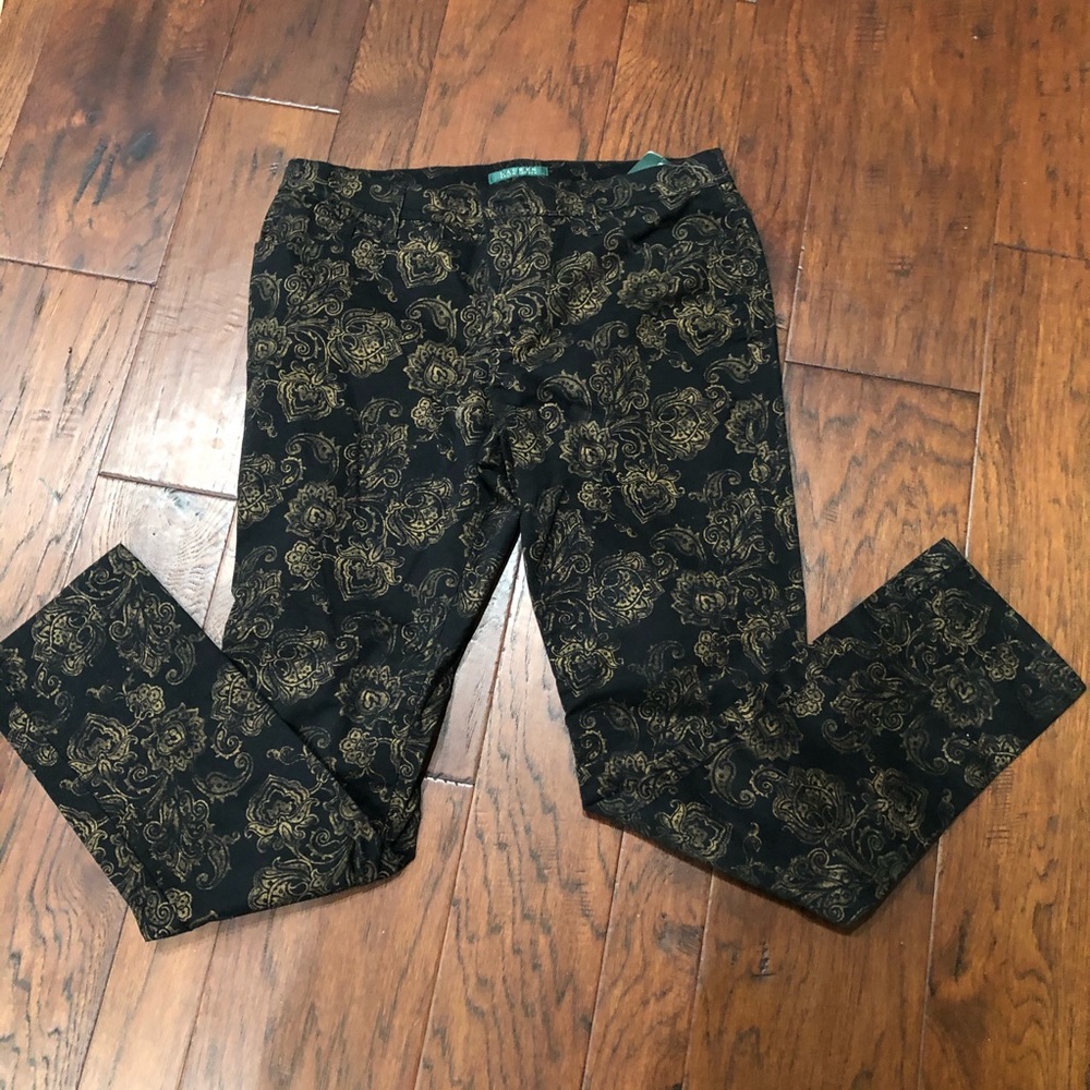 Lauren Ralph Lauren Printed Jeans NWT